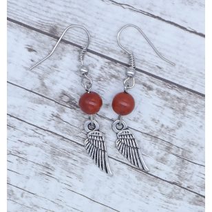 Angyali segítség fülbevaló - jáspis