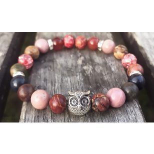 TWILA, a Szerencsehozó Bagoly ásványkarkötő