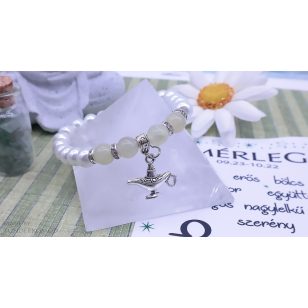  MÉRLEG kívánságkarkötő jádéval