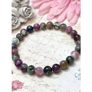 Turmalin ásványkarkötő (multikolor)