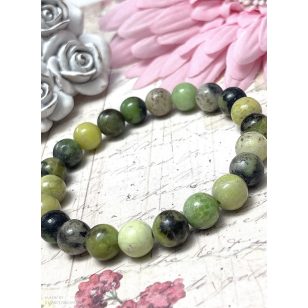 Afrikai nefrit jáde ásványkarkötő