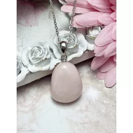   ÉRZELMI GYÓGYÍTÓ - pink opál medál (lánccal is kérheted)