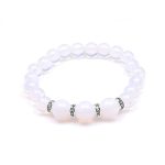 Misztikus Védelem opalitból készült Anya-Lánya karkötő szett