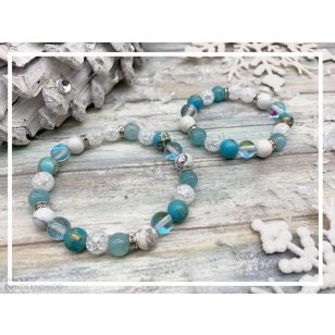 JÉGVARÁZS Anya-Lánya ásványkarkötő szett