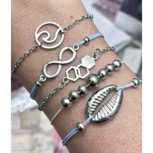 Hullámzó tenger karkötőszett