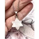 Hegyikristály MERKABA medál (lánccal is kérhető)