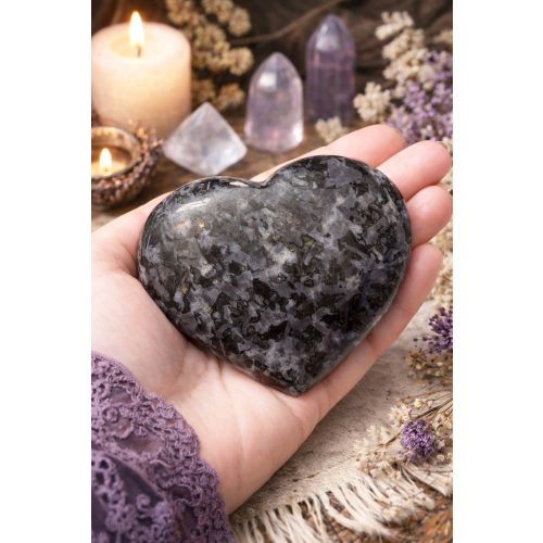 Indigo gabbro szív - RITKASÁG!