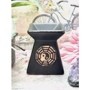 Jin és jang aromalámpa - fekete oszlop