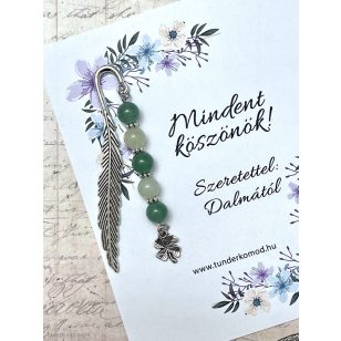 Szerencsehozó jáde pedagógus napi köszönet könyvjelző