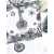 PRINCESS kulcstartó, táskadísz SWAROVSKI ELEMENTS KRISTÁLLYAL