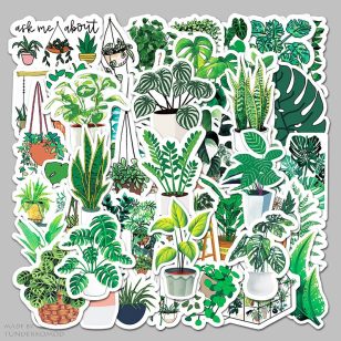 ZÖLD HARMÓNIA kreatív matricacsomag (50 db/cs)