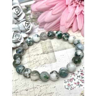 TÜNDÉREK BÖLCSESSÉGE - Fa achát karkötő