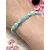 REMÉNY ÉS POZITIVITÁS amazonit pebble ásványkarkötő