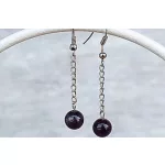 LILA VILÁG ametiszt fülbevaló