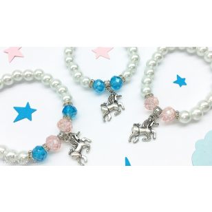   Csillogó unikornis Anya-Lánya karkötő szett több színben és méretben