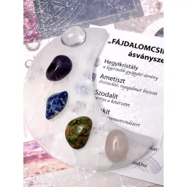  Fájdalomcsillapító hatású ásványszett (5 db-os ásványcsomag) (M-es méretű marokkövekkel)