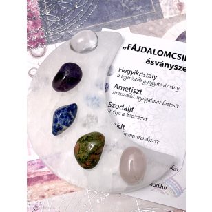   Fájdalomcsillapító hatású ásványszett (5 db-os ásványcsomag) (M-es méretű marokkövekkel)