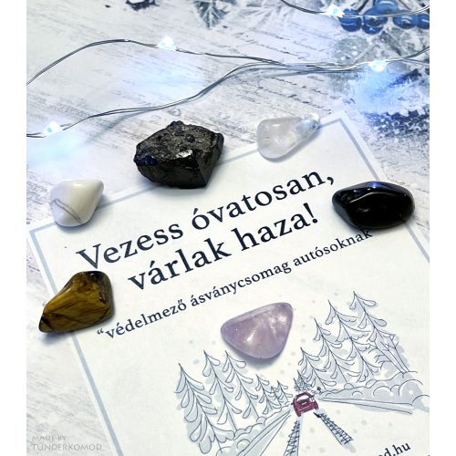 VEZESS ÓVATOSAN, VÁRLAK HAZA mini ásványcsomag