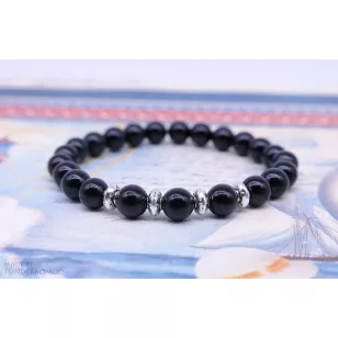 ÉBEN ónix férfi karkötő