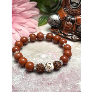 KITARTÁS ÉS CÉLTUDAT jáspis karkötő