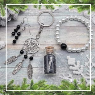 VÉDELEM ónix ajándékcsomag (4 részes)