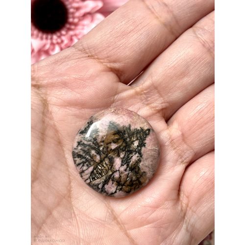 Rodonit korong, lapos marokkő