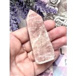 Rózsa kalcit obeliszk