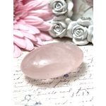 Rózsakvarc lapos marokkő (több méretben)