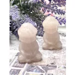 Buddha, többféle ásványból - 3 cm