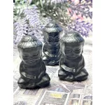 Buddha, többféle ásványból - 3 cm
