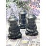 Buddha, többféle ásványból - 3 cm