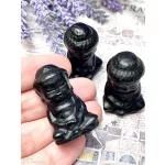 Buddha, többféle ásványból - 3 cm