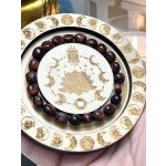 Hópehely obszidián karkötő