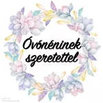 ANGYALI ÉRINTÉS pedagógus köszönet karkötő hegyikristállyal, fehér teklagyönggyel
