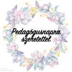 A SZERETET EREJE pedagógus köszönet karkötő hegyikristállyal és teklagyönggyel