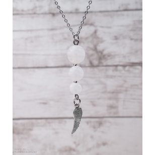 ️ RÁK őrangyal nyaklánc holdkővel