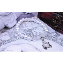    RÁK karkötő holdkővel és Swarovski Elements kristállyal