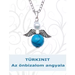    AZ ÖNBIZALOM ANGYALA - türkinit angyal medál, lánccal is kérheted