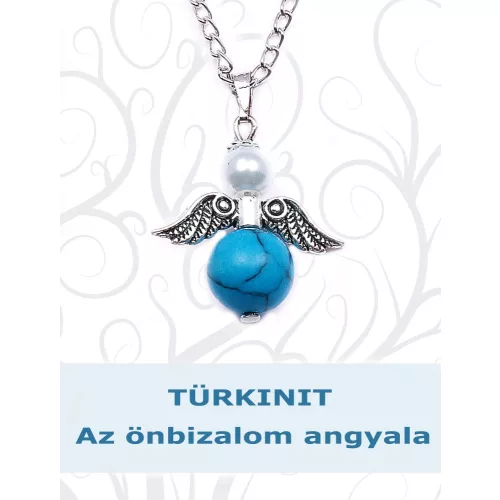  AZ ÖNBIZALOM ANGYALA - türkinit angyal medál, lánccal is kérheted