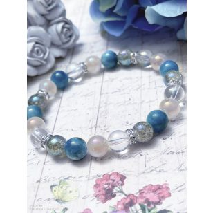   ÉLNI JÓ apatit, angyal aura és rózsakvarc aura és aurakvarc karkötő